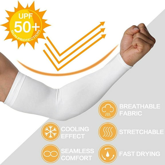 Walbest 1 Pair Sleves Protect Arms for Women/Men, Sun UV Protection Sleeves for Outdoor Fishing Running Golf Bike Cycling