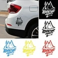 thumbnail image 1 of Walbest 1 Pcs Car Sticker - Adventure Awaits Tree Tent Mountains Reflective Decals Sticker Decoration Universal Auto, 1 of 7
