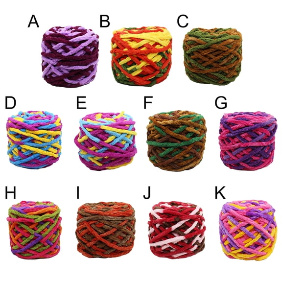 Walbest 1 Roll 105FT Yarn Reliable Polyester Comfortable Touch Universal Knitting Wool for Home