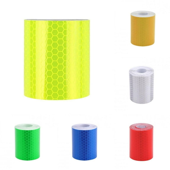Walbest 1 Roll Reflective Tapes with Reflective Warning Tape Night Safety Sticker, Green, 5cm x 1m/39.3 x 2 Inch
