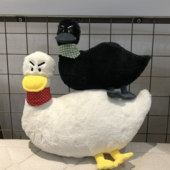 Walbest 10.24/ 14.57Inch Large Cute Cartoon Duck Plush Doll Super Soft Wear Resistant PP Cotton Stuffed Duck Shaped Plush Toy