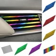 thumbnail image 1 of Walbest 10 Pack Air Vent Strip Universal Flexible PVC U Shape Air Conditioner Outlet Grille Trim for Universal Car SUV, Blue, 1 of 7