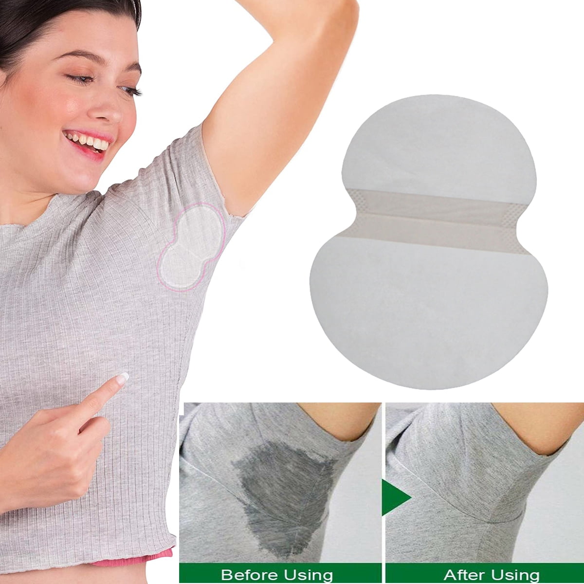Walbest 24 Pack Underarm Ultra-thin Sweat Pads, Disposable Armpit Sweat Pads  To Fight Hyperhidrosis And Excessive Sweating For Women And Men, Non  Visible Guard Provides Armpit Protection 