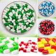 thumbnail image 1 of Walbest 1000Pcs Hollow Gelatin Empty Separated Medical Powder Capsule Shells, 1 of 7