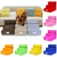 thumbnail image 1 of Walbest 13.78" x11.81"x11.81" Detachable Pet Steps 3 Tiers, Non-Slip Dog Stairs, Dog Ramp for Sofa, Soft Mesh Sponge Dog Ladder, Removable Climbing Pet Ladder, Best for Dogs Injured, Older Cats, 1 of 7