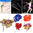 thumbnail image 1 of Walbest 13 ft Dance Ribbon Streamer Gymnastics Rhythmic Dancing Ballet Ribbon Streamer Twirling for Kids Artistic Dancing, 1 of 7