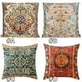 thumbnail image 1 of Walbest 18 Inch Bohemian Style Flax Pillowcase Washable Hidden Zipper Printed Throw Pillow Cover for Bed Room Sofa Decor, 1 of 7