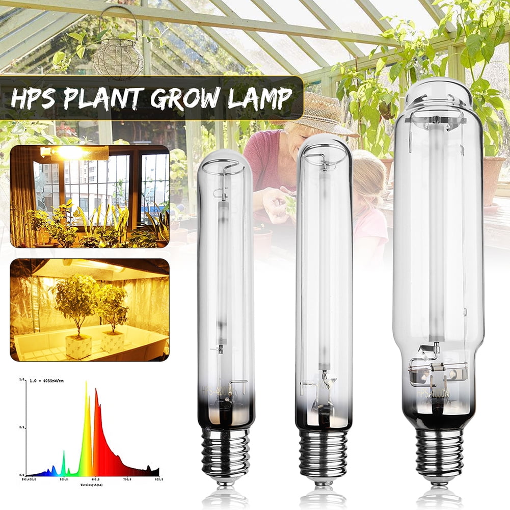IPower 1000W HPS Grow Light Bulb - 2100K Enhanced Red/Orange Spectrum For Flowering Plants
