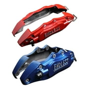 Walbest 2 Pack Car Brake Caliper Covers, Blue Powder Coat Finish Engraved Front ENDLESS Rear Bar and Pony Caliper CoverL