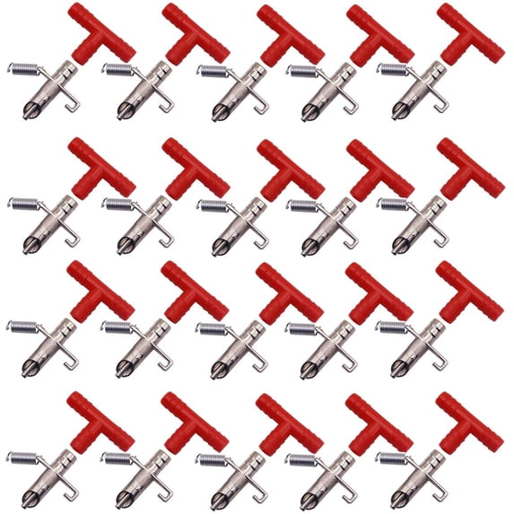Walbest 20 Pcs Automatic Water Nippler Drinker Feeders for Rabbit Guinea Pig Ferret