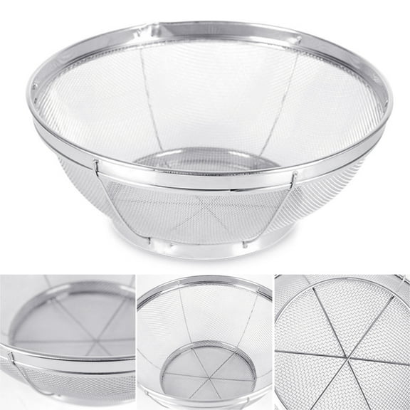 Walbest 3.94" Stainless Steel Rustproof Food Strainer