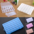 thumbnail image 1 of Walbest 36 Grid Plastic Jewelry Box, Detachable Clear Jewelry Storage Box Bead Earring Fishing Hook Container Organizer, 1 of 7