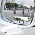 thumbnail image 1 of Walbest 360 Degree Adjustable Wide Angle Blind Spot Mirror, HD Glass, Stick-on, Silver, 2 Pack, 1 of 7