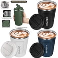 thumbnail image 1 of Walbest 380ML/510ML Stainless Steel Tumbler - Vacuum Insulated Coffee Travel Mug Spill Proof with Lid - Coffee Cup for Keep Hot/Ice Coffee, Tea and Beer, 1 of 7