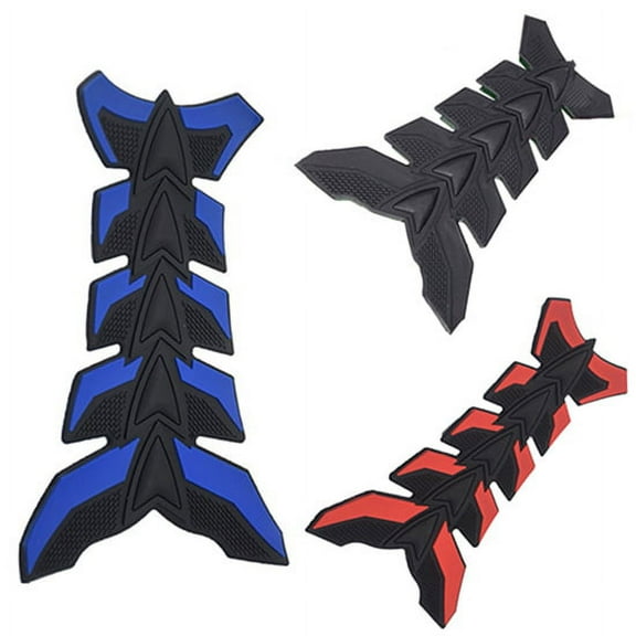 Walbest 3D Gas Fuel Tank Pad Protector Sticker Decal for Motorcycle (Blue)