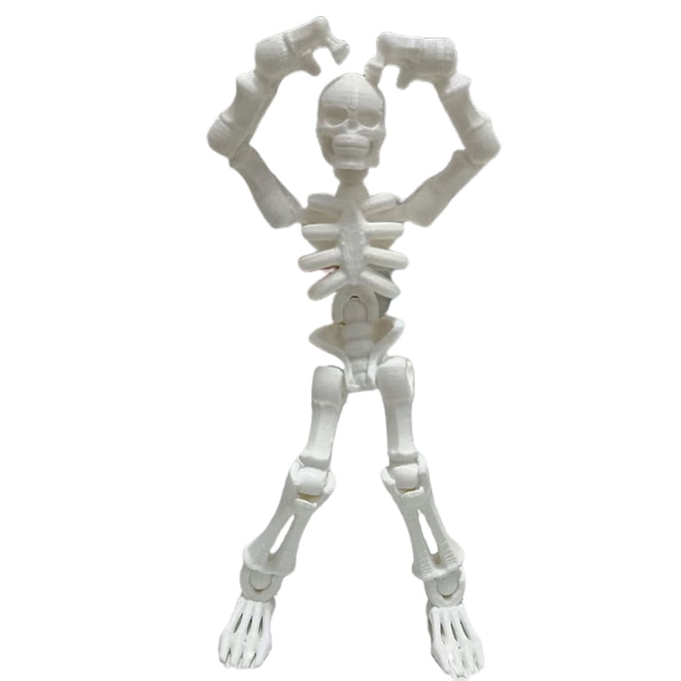 Walbest 3D Printed Multi-Jointed Skeleton Action Figure 13 cm
