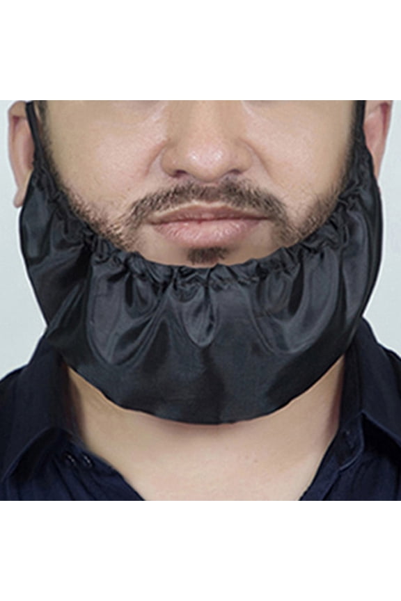 3PCS Beard Bandana, Anti-stick Rice Cream Bread Beard Cover for Men, Mens Bedtime Bib Facial Beard Apron Cap Guard Bonnet Rag Beard Guard Cover Anti-dirty