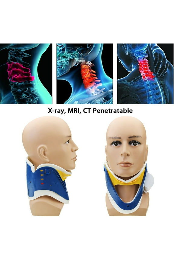 4 Gears Adjustable Medical Therapy Neck Collar Cervical Traction Support Brace Stretcher