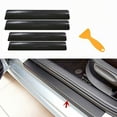 thumbnail image 1 of Walbest 4Pcs/Set Carbon Fiber Auto Car Door Sill Stickers Anti-Scratch Protection Cover Universal, 1 of 7