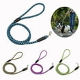 thumbnail image 1 of Walbest 4ft 1/3in Light Weight Strong Green Dog Leash for Small Dogs & X Small Dogs, Highly Reflective Durable Rope Puppy Leash for Casual Walk, 1 of 7