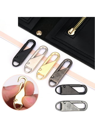 8 Pcs Silver Zipper Lock Clip New Black Detachable Carabiner Clip Metal Anti  Theft Bag Backpacks - AliExpress