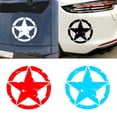 thumbnail image 1 of Walbest 5.9" Star Car Sticker Decal for Car Hood Auto Five-Pointed Star Graphics Sticker for SUV Off-Road Vehicles Car Body Side Door Trunk Universal Waterproof Vinyl Car Sticker (Black), 1 of 6