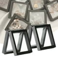 thumbnail image 1 of Walbest 5 Pack Mini Size Transparent Ring Display Box Dustproof Anti-wear Plastic Stylish 3D Jewelry Ornament Display Box, 1 of 7
