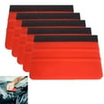 thumbnail image 1 of Walbest 5Pcs Felt Edge Squeegee Car Wrapping Tool Kits, 4.21 Inch Felt Squeegee Applicator Tool for Car Vinyl Wrap, Window Tint, Wallpaper, Decal Sticker Installation, 1 of 6