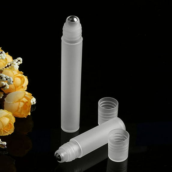 Walbest 5ml/10ml Empty Roll On Stainless Steel Roller Ball Liquids Oil Perfume Bottle