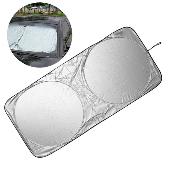 Walbest 63" x 34" Universal Car Auto Front Window Sun Shade Visor Folding Windshield Anti-UV Cover Protector