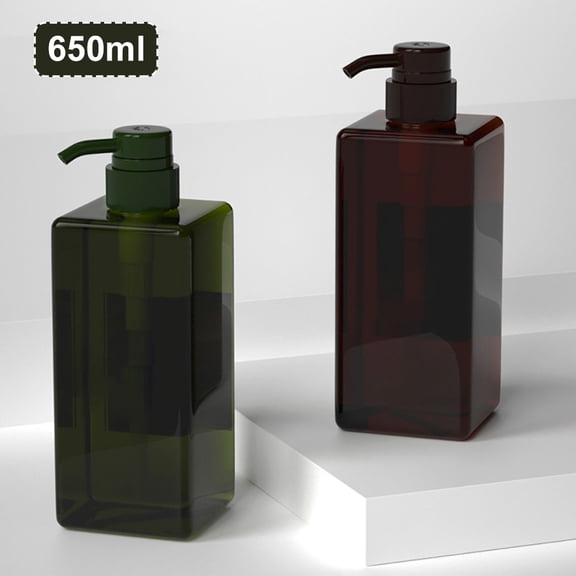 Walbest 650ml(22 oz) High Quality Plastic Empty Pump Bottle for Lotion Shampoo, Household Shower Shampoo Lotion Empty Replacement Pump Dispenser Bottle