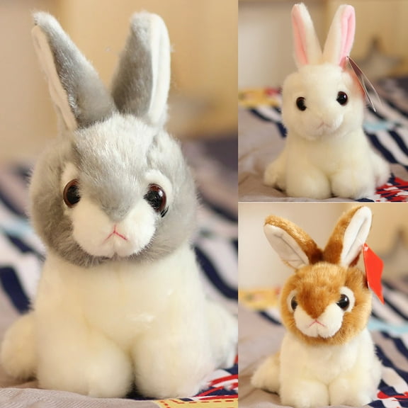 Walbest 7.87" Lovely Rabbit Plush Doll Toy Simulation Bunny Plush Toy Children Birthday Gift Home Decor