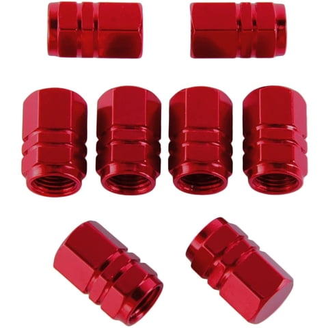 Walbest 8Pcs Aluminum Alloy Universal Car Tire Valve Stem Caps Dust Covers
