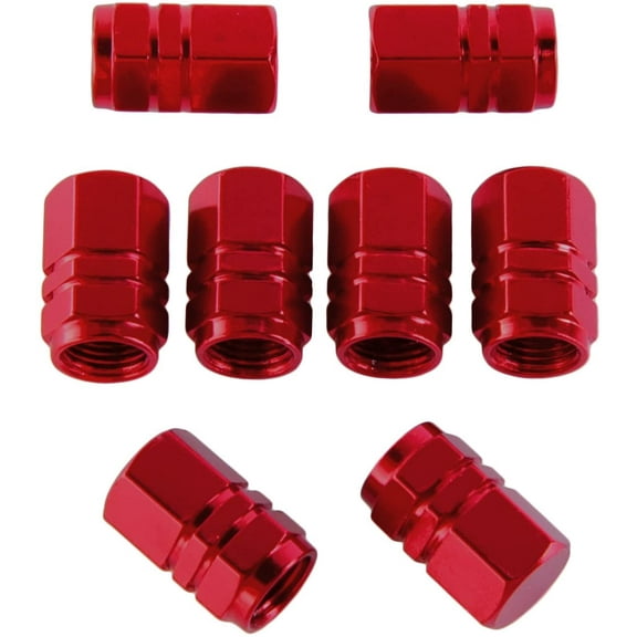 Walbest 8Pcs Aluminum Alloy Universal Car Tire Valve Stem Caps Dust Covers