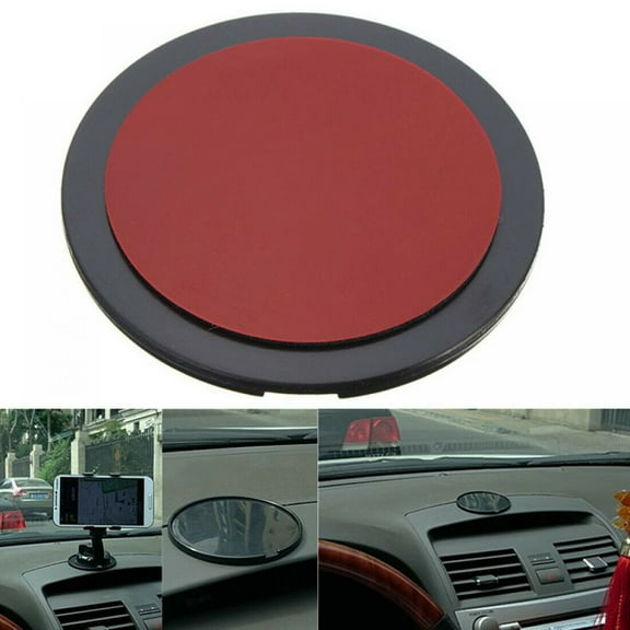 Walbest Adhesive Sticky Pad Mounting Disk for Car Dashboard, Suction Cup Pad for Cell Phone Holder Car Mount with 80mm Diameter