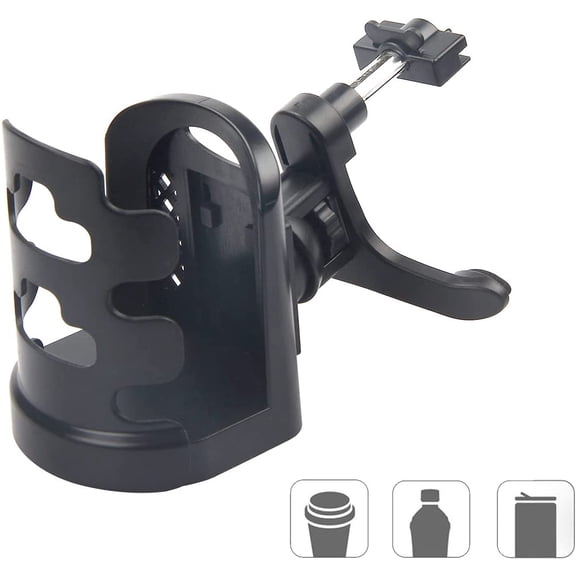 Walbest Adjustable Car Air Conditioner Vent Cup Holder Beverages Bottle Drink Ashtrays Storage Mount Diameter