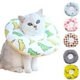thumbnail image 1 of Walbest Adjustable Cat Recovery Collar, Waterproof Neck Elizabethan Cone After Surgery, Wound Healing Protective Soft Edge for Pets/Kitten/Cats/Small Dogs, 1 of 7