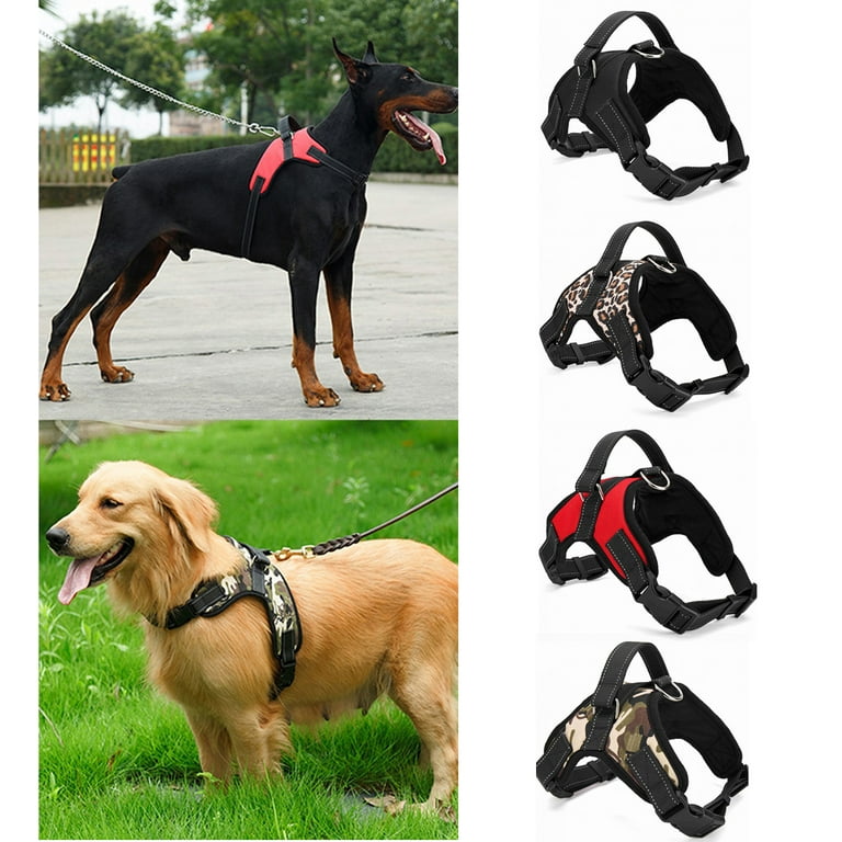 Walbest Adjustable Pet Dog Harness with Metal Ring and Easy