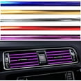 thumbnail image 1 of Walbest Air Outlet Decor Strips Automotive Decorative Interior, PVC, 20cm, 10 Pieces, 1 of 7