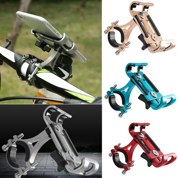 Walbest Aluminium Alloy 360-degree Rotation Bike Motorcycle Handlebar Mobile Phone Holder Mount, Bicycle Phone Stand