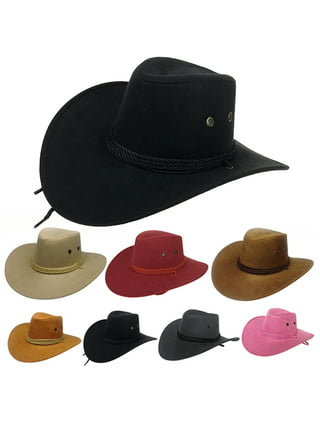 TOVOSO Straw Cowboy Hat for Women and Men with Shape-It Brim, Western  Cowboy Hat, Beads - Tea Stain at  Men's Clothing store