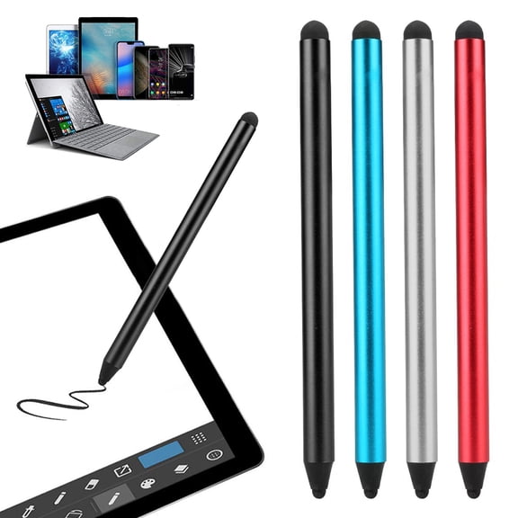 Walbest Anti-fingerprint Dual Tips Capacitive Touch Screen Stylus Drawing Pen for Tablet, 1 Piece