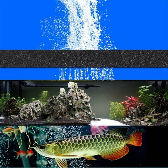 Walbest Aquarium Filter, Aquarium Foam Filter, Aquarium Activated Carbon Filter Sponge, Tailored Sponge Filter. Size: 19.69" L x 19.69" W x 1.97" H, Small Pore Filter Sponge