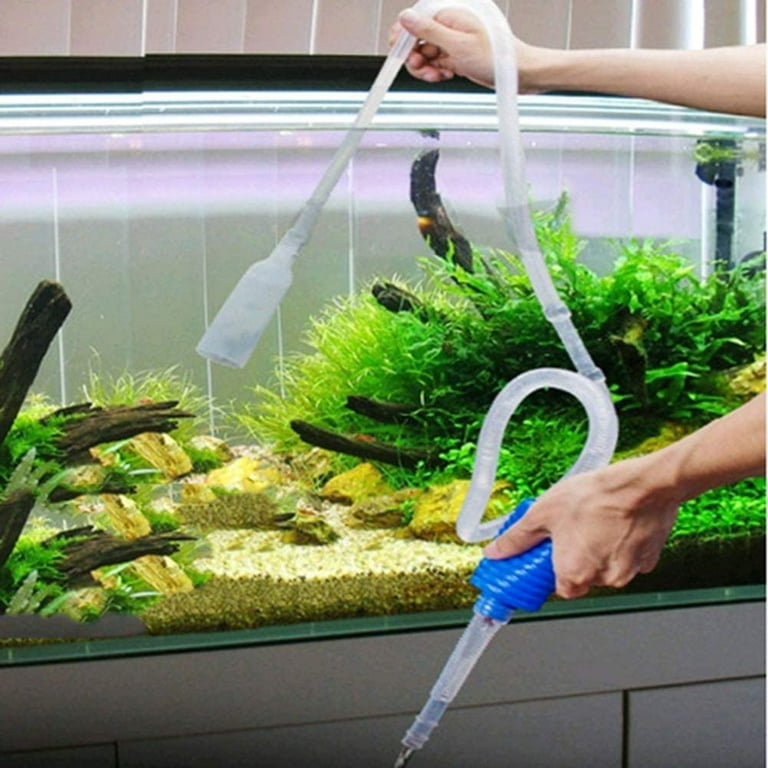 Walbest Aquarium Siphon, Fish Tank Gravel Cleaner Kit, for Small Fish Tanks  and Aquarium, 59-inches