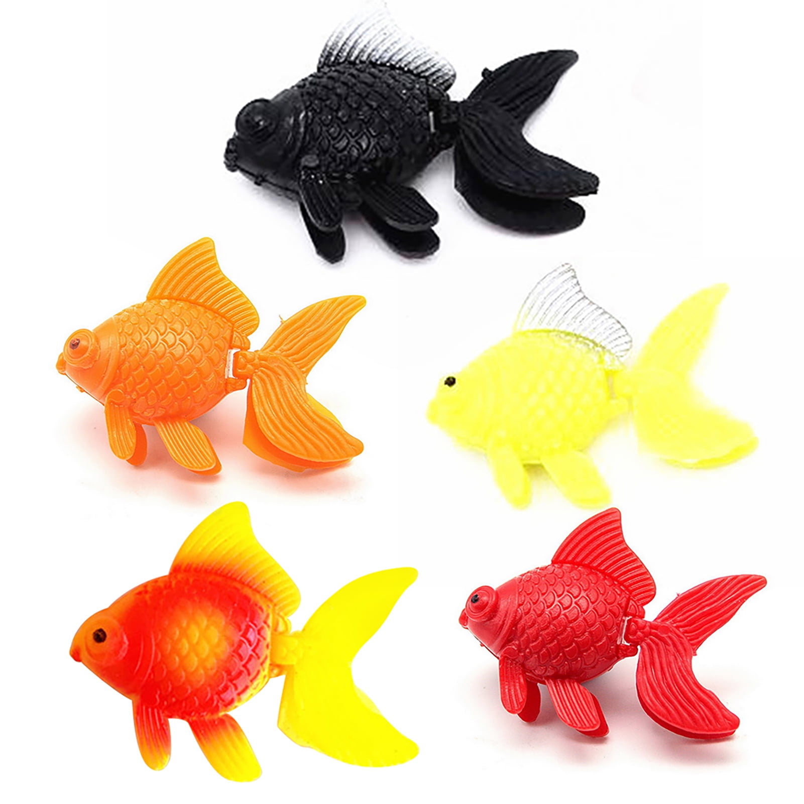 Walbest Artificial Moving Floating Goldfish - Durable Plastic Fish Tank Decor (Golden) - Walmart.com
