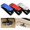 thumbnail image 1 of Walbest Auto Car Vehicle Sun Visor Clip Holder for Sunglasses, Glasses Holder Clip Hanger Eyeglasses Mount Ticket Card Clip Car Accessories,Blue, 1 of 7