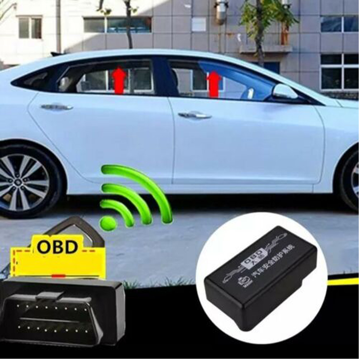 Walbest Automatic OBD Car Window Closer Opening Module System Remote Controller for Universal