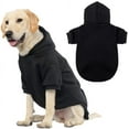 thumbnail image 1 of Walbest Basic Dog Hoodie, Soft and Warm Dog Hoodie Sweater with Leash Hole and Pocket, Dog Winter Coat, Cold Weather Clothes for XL-5XL Dogs, 1 of 7