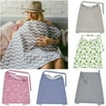 thumbnail image 1 of Walbest Breathable Nursing Apron, Soft Breastfeeding Cotton Blanket Cover for Mother Nursing Apron for Breastfeeding, 1 of 6