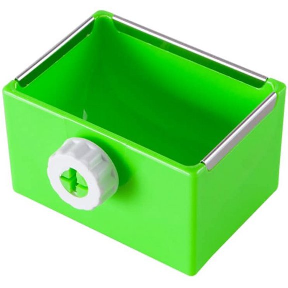 Walbest Cage Feeder Food & Water Hay Bowl Dish Bin Feeder, Small Animal Supplies for Rabbit Guinea Pig Chinchilla Hamster Ferret